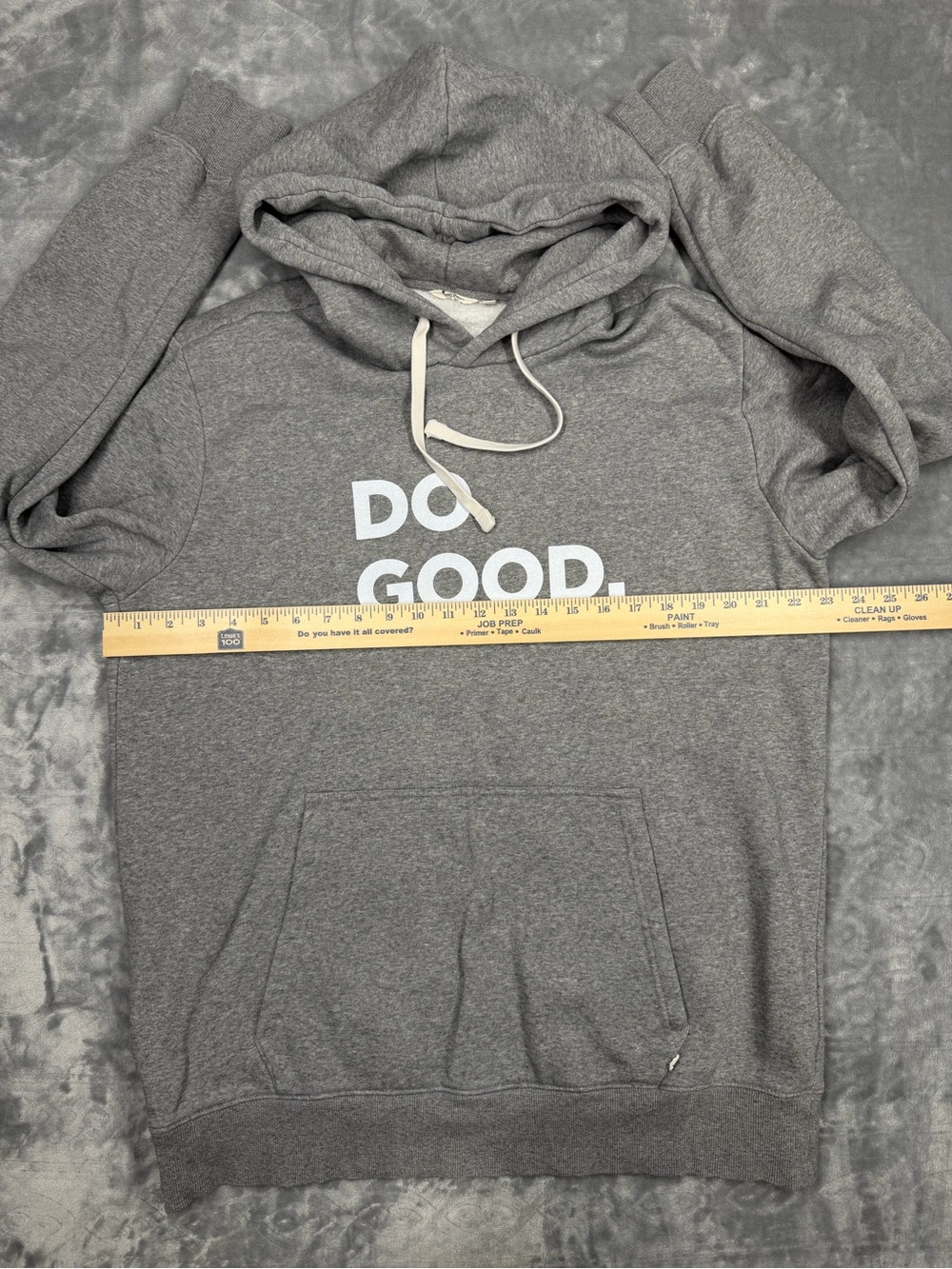 cotopaxi Gray "DO GOOD." Hooded Sweatshirt - Picture 8 of 9